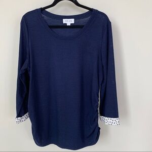 Elle‎ Light Weight 3/4 Sleeve Sweater Size XL